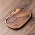 thumbnail image 1 of Steadline Round Wooden Tea Serving Tray with Dry Brewing Design - Elegant Multi-Purpose Tray for Tea Cups and Snacks, 1 of 6