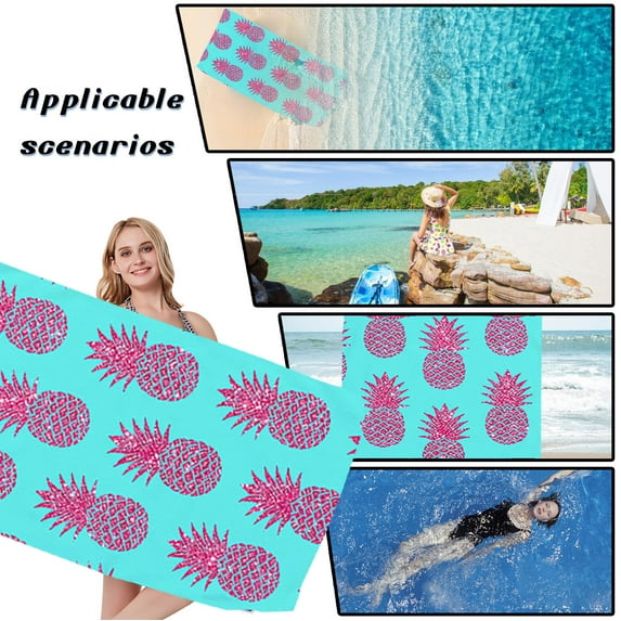 Steadline Sand Proof Microfiber Beach Towels Adult –Quick Fast Dry Beach Oversized Accessories for Travel Swim Pool Yoga Camping Blanket Essentials Lightweight Must Haves Items Women Gifts