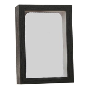 Steadline Shadow Box Display Frame - 6x4 Inch Deep Picture Frame with Glass Front - Keepsake Case for Memorabilia Photos Awards - Wall Mountable Collectible Showcase