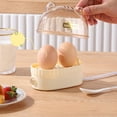 thumbnail image 1 of Steadline Smart Automatic Shutoff Egg Cooker with Steam Function - Compact Breakfast Appliance for Dorm Rooms and Small Kitchens Featuring Fast Cooking and Energy Efficient Operation, 1 of 6