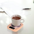 thumbnail image 1 of Steadline Smart Warming Cup Pad - 55°C Constant Temperature Heating Mat with Aluminum Panel - Office Desk Accessory for Coffee Tea Beverages - Energy Efficient Home Kitchen Essential, 1 of 5