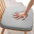 thumbnail image 1 of Steadline Square Seat Cushion with Memory Foam and Milk Silk Cover Non-Slip Bottom Removable Washable Cover for Chair Comfort All Season Use Home Office Car Seating, 1 of 6