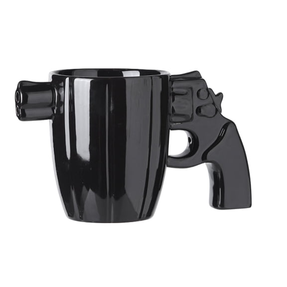 Steadline Stylish Ceramic Mug with Novelty Handle Design - Oversized Coffee and Tea Cup for Home and Office Use Featuring Comfortable Grip and Eye-Catching Aesthetics