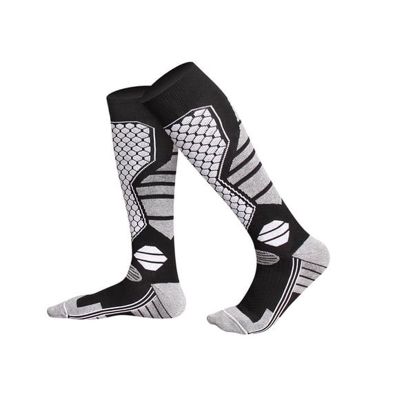 Steadline Thermal Ski Socks for Snowboarding and Winter Sports - Moisture-Wicking Odor-Resistant Hiking Socks with Cushioned Support for Outdoor Activities and Cold Weather Protection