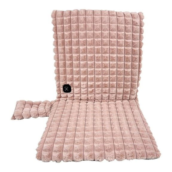 Steadline USB Heated Seat Cushion With Adjustable Temperature - Portable Warming Pad For Office Chair Car Seat And Outdoor Use With Soft Plush Fabric And Safety Features