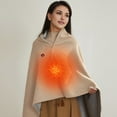 thumbnail image 1 of Steadline USB Heated Shawl Blanket 150X80cm Washable Wearable Portable Warming Wrap with Adjustable Temperature for Home Office Travel Comfort, 1 of 4