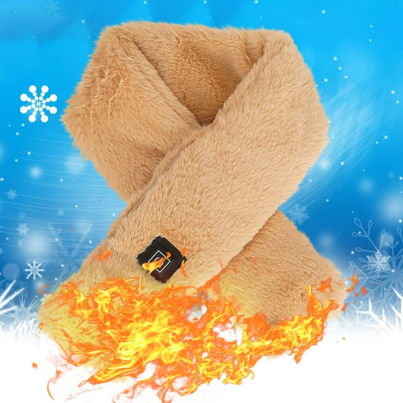 Steadline USB Rechargeable Heated Scarf with 3 Temperature Settings - Adjustable Neck Warmer for Indoor Outdoor Use - Portable Design with Quick Heating Technology