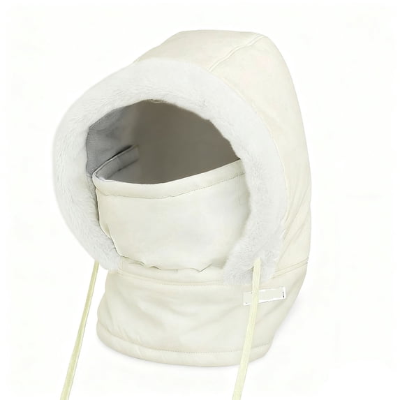 Steadline Unisex Thermal Winter Hat With Face Mask,Thick Fleece Lined Windproof Cold Weather Beanie,Adjustable Ear Flap Cap For Skiing Hiking And Outdoor Activities During Holiday Seasons