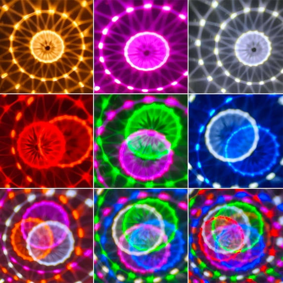 Steadline Upgrade Disco Ball Party Lights DJ Strobe Light with 6 Colors,Sound Activated Big-Size Magic Stage Party Light with Remote Control, Halloween Decorations Bar Home Club