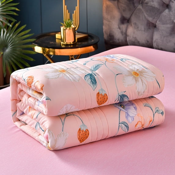 Steadline Washed Cotton Summer Cooling Blanket with Double Layer Gauze for Air Conditioned Rooms Lightweight and Breathable Design with Machine Washable Feature for Easy Care and Comfortable Sleep
