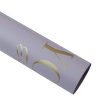 Steadline Water Resistant Flower Wrapping Paper Romantic Valentine's Day Gift Packaging with Kraft Material Unique Bouquet Cover for Couples Anniversary Present