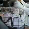 thumbnail image 1 of Steadline Waterproof Pet Car Seat Cover with Safety Straps,Non-Slip Back Seat Protector for Dogs and Cats,Travel Accessory for Road Trips,Vet Visits,and Daily Commute(Gray), 1 of 7
