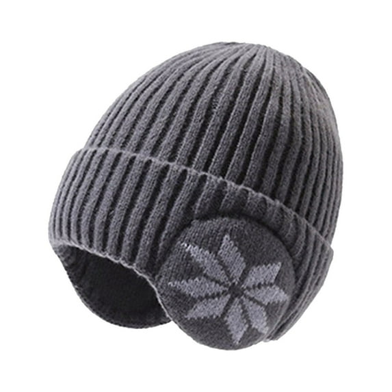 Steadline Windproof Fleece-Lined Knit Hat with Ear Protection - Thermal Winter Beanie for Outdoor Activities - Soft Comfortable Unisex Design