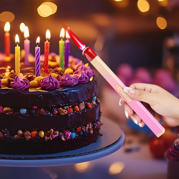 Steadline Windproof Torch Lighter - Refillable Butane Gas Lighter With Adjustable Flame - Outdoor BBQ And Kitchen Igniter - Long Matchstick Style Cooking Fire Starter