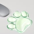 thumbnail image 1 of Steadline Wrist Rest,Mouse Support Pad,Cat‑paw Shaped Silicone Construction with Ergonomic Slope Design,Alleviate Wrist Pressure during Long‑time Office Work and Gaming Sessions(Green), 1 of 7