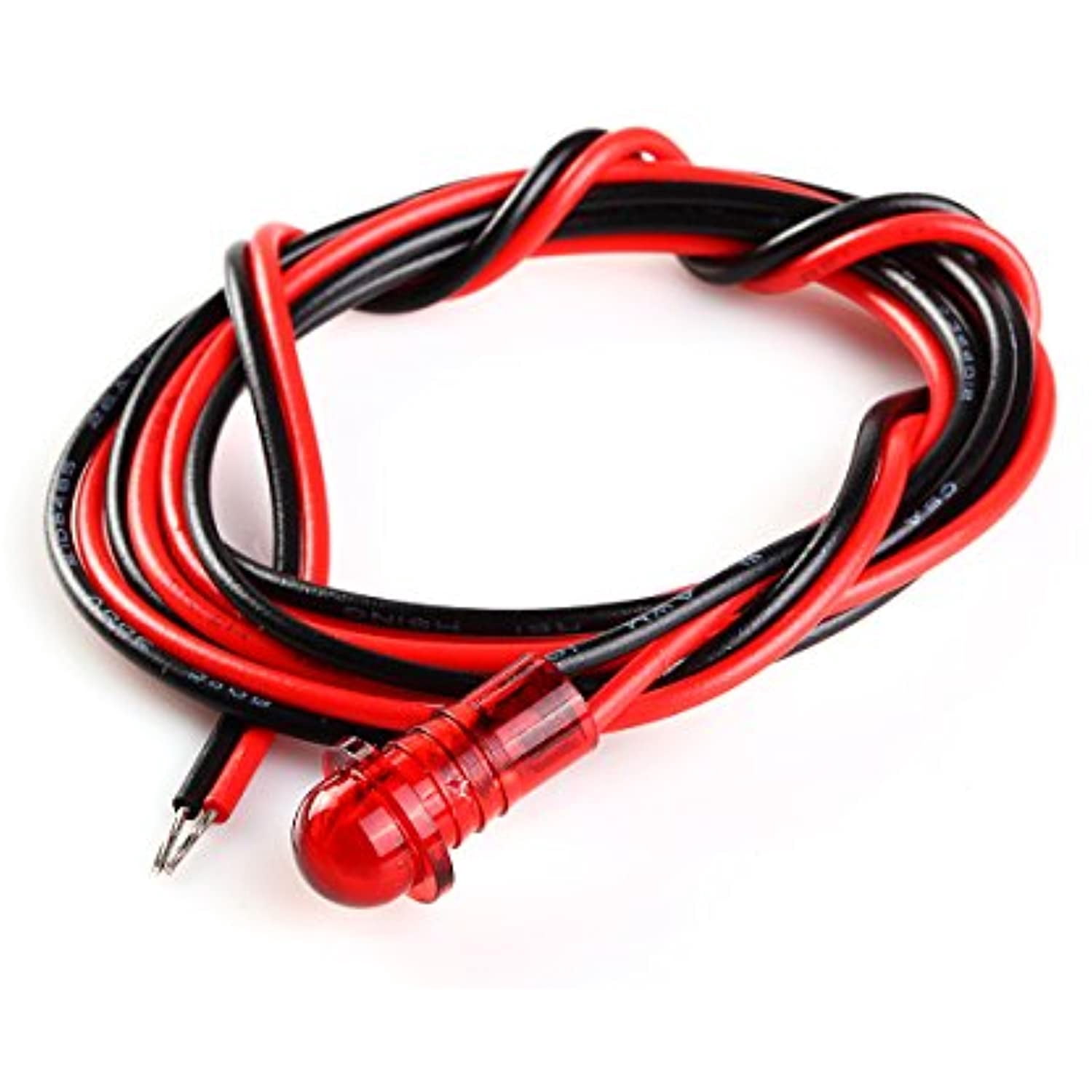Steady 3V Flashing red led in Plastic housing Mounting Hole Size 9/32 ...