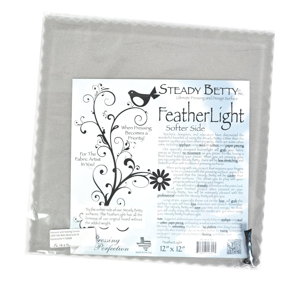 Steady Betty Feather Light Pressing Board 12 Inches x 12 Inches