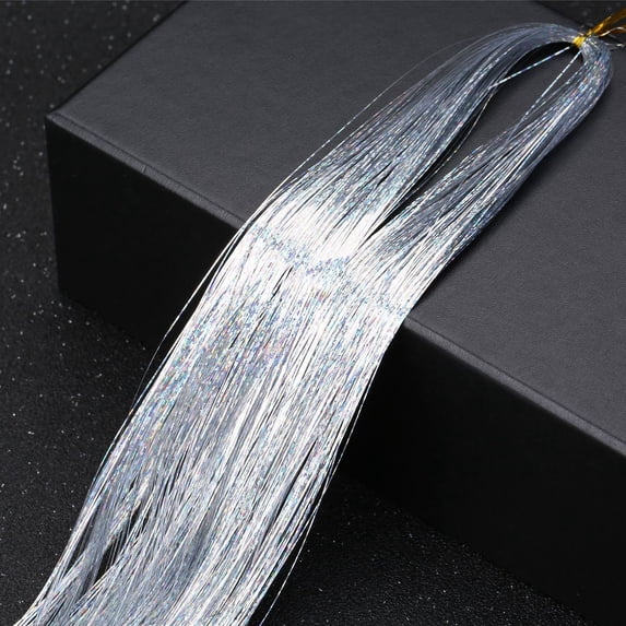 Steady Clothing 47 Inches Hair Extension-Tinsel 12 Colors 2400 Strands Hair Extensions For Women