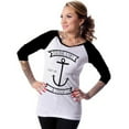 thumbnail image 1 of Steady Clothing Junior's Like A Fish Raglan T-Shirt XL, 1 of 1