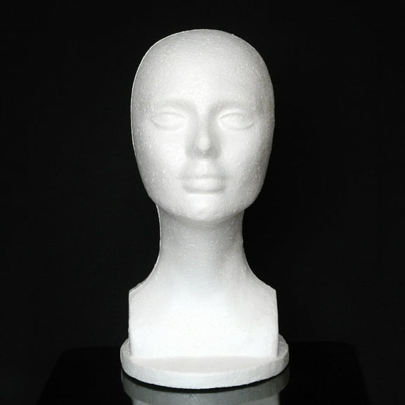 Steady Female Styrofoam Hat Glasses Hair Wig Mannequin Stand Display Head Model Chest