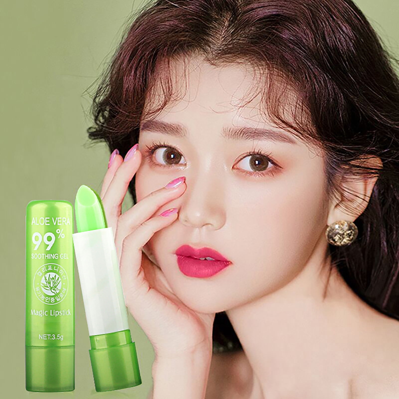 Steady Glossier Lip Balm Green Plant Moisturizing Jelly Lip