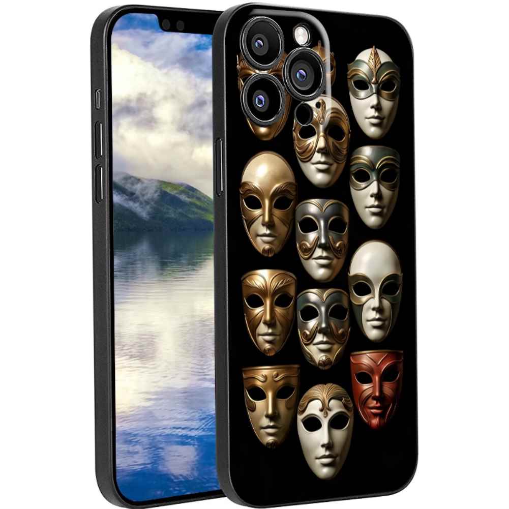 Steady-theater-masks-3 phone case for iPhone 13 Pro for Women Men Gifts ...