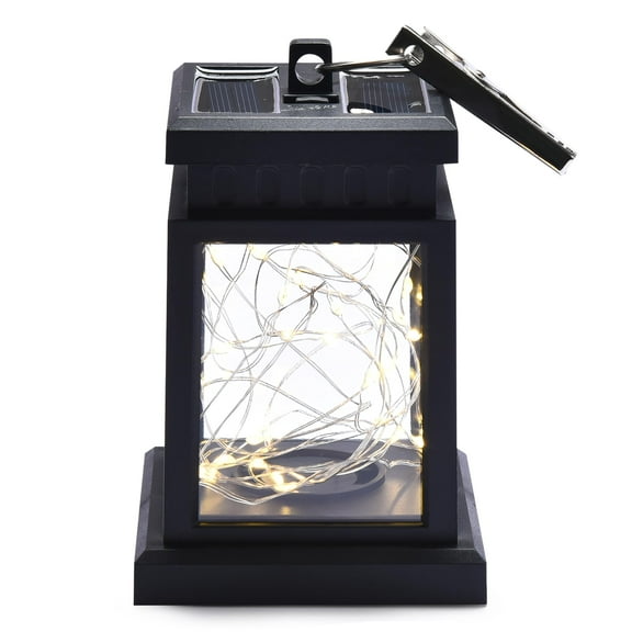 SteadyDoggie Solar Porch Hanging Lamp - Outdoor Sconce Wall Lights for Porch and Patio - Decorative Exterior Led Lighting - Reliable and Sustainable Lighting Solution - Eco-Friendly and Energy Saving