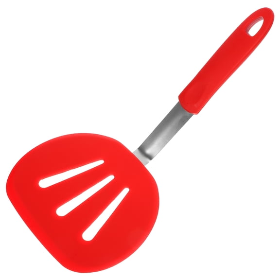 NIAIZEK Silicone Wok Spatula for Non-Stick Cookware, Flat Design with Hanging Hole, Kitchen Cooking Utensil