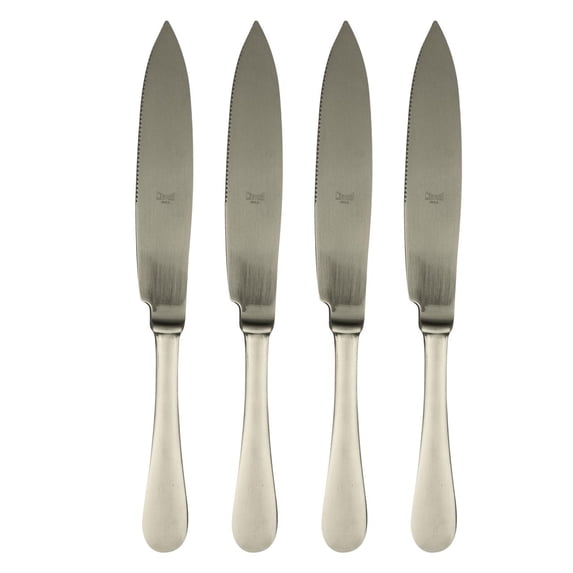 AMERICAN STEAK KNIFE SET OF 4 ICE CHAMPAGNE