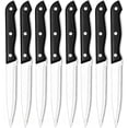 thumbnail image 1 of MYVIT Steak Knives Set of 8 Serrated Meat Cutting Dinner Knife Dishwasher Safe Stainless Steel Kitchen Knife Cooking Tool, 1 of 9