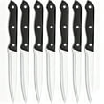 thumbnail image 1 of Serrated Steak Knives Set of 6 Sharp Dinner Knife Cutlery Set Stainless Steel Kitchen Knife for Precise Cutting,Dishwasher Safe, 1 of 8