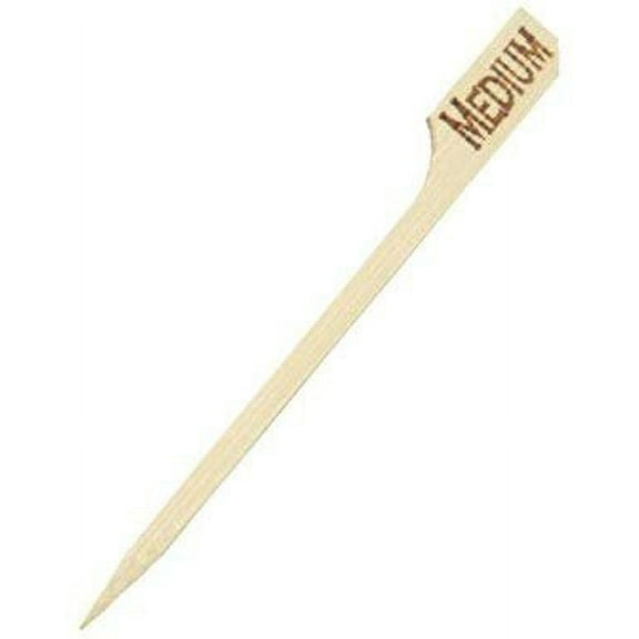 Steak Markers Cooked Labels MEDIUM 3.54 in. - 100 Pcs Pack