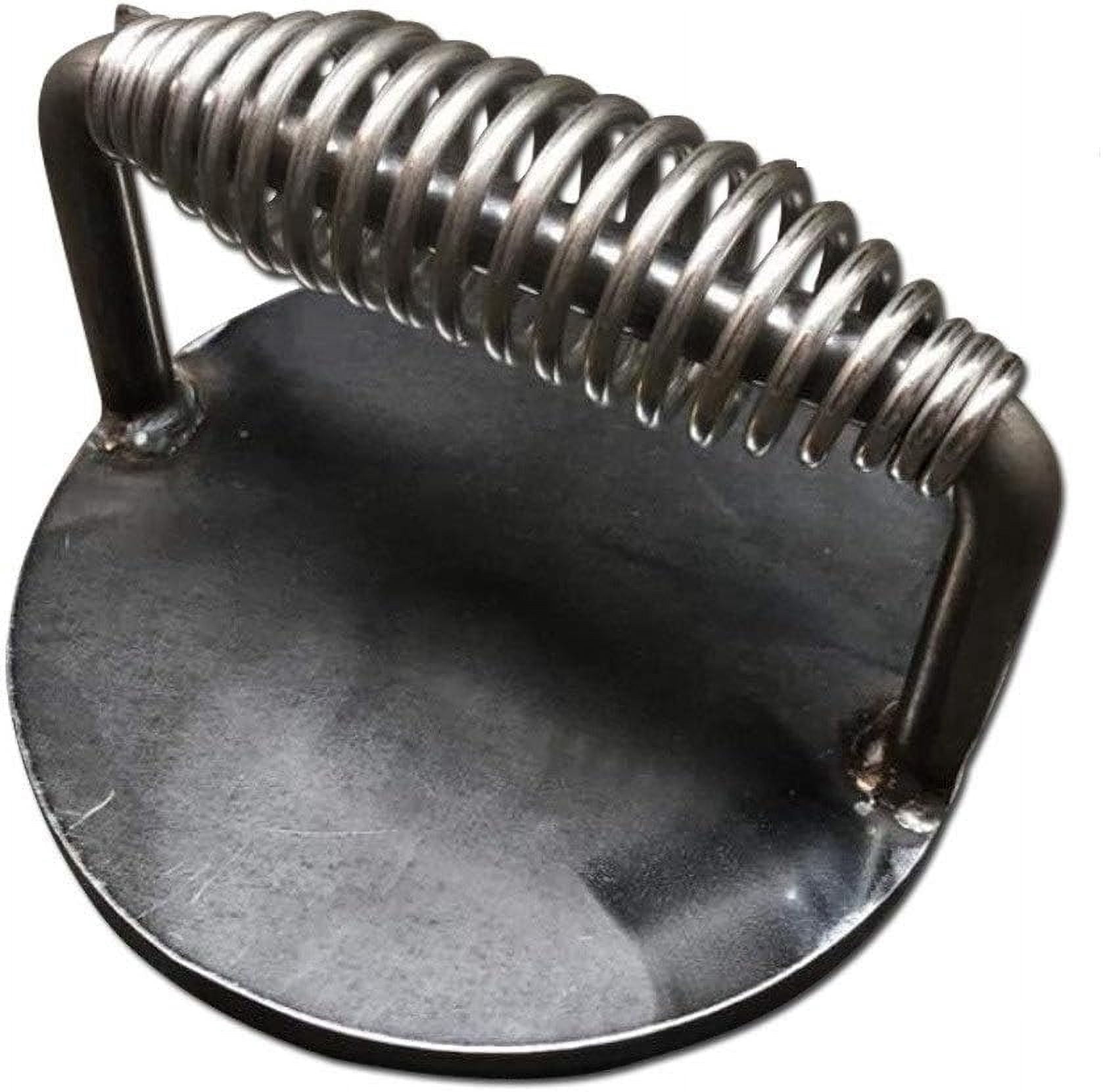 Heavy Duty Stainless Steel Steak Press & Burger Weight - Perfect For Grilling Bacon Too!