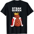 thumbnail image 1 of Steak Queen | Womens Steak Lover Shirt Grill Meat Cute Steak T-Shirt, 1 of 2