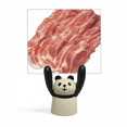 thumbnail image 1 of Steak Roll Raw Meat Food Texture Memo Holder Cartoon Animal Panda Stand Decoration, 1 of 3