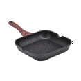 Steak Stripe Skillet,Grill Pan for Stove Tops NonStick Marble Coating
