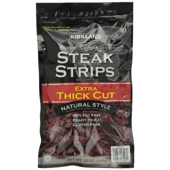 Steak Strips Extra Thick Cut, 12 oz