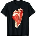 thumbnail image 1 of Steak T-Shirt T-Bone Steak Costume Shirt T-Shirt, 1 of 4