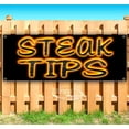thumbnail image 1 of Steak Tips 13 oz Vinyl Banner With Metal Grommets, 1 of 4