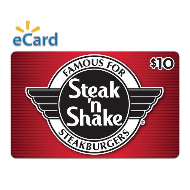 Steak n Shake $10 eGift Card