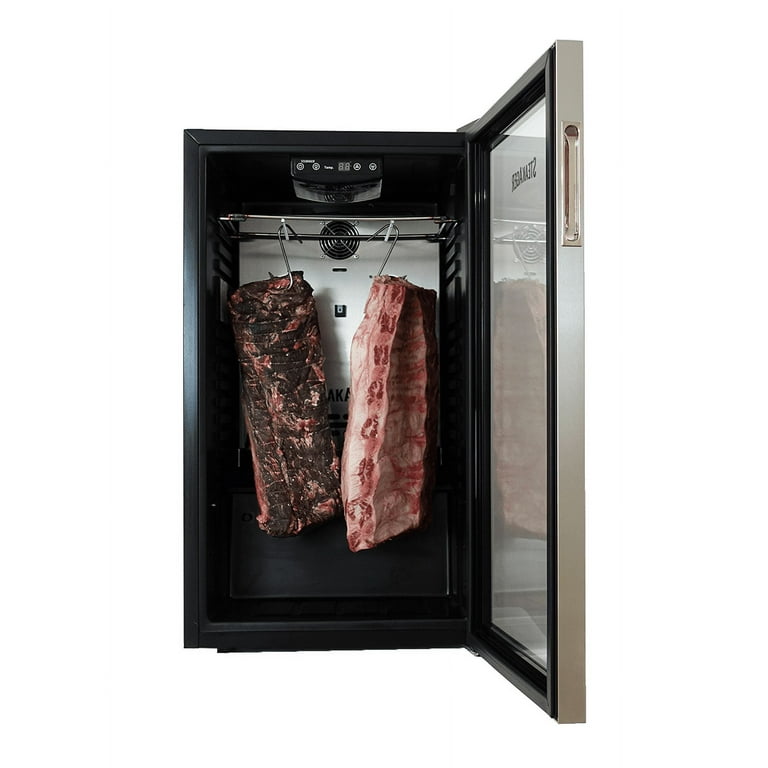 SteakAger PRO 40 Base Unit Steak Dry-Aging Refrigerator, Sleek Refrigerator  to Make Dry Aged Steaks at Home - 40 lbs