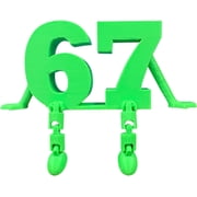 Steal a Brainrot 67 Figure, 3D Printed Brainrot 67 Toys Funny Collectible 6 7 Action Figures, Creative Desk Decorations Birthday 2026 New Year Gifts for Fans Friends, 1 PC, Green