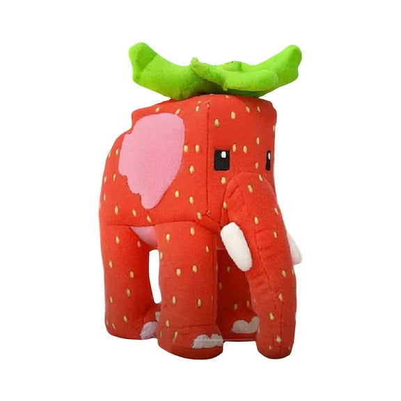 Steal a Brainrot 9.8 Inch Strawberry Elephant Plush Toy – Stuffed Animal Plushies from Steal a Brainrot, Soft Huggable Collectible for Game Fans, Ideal Christmas Presents for Kids Boys Girls Adults