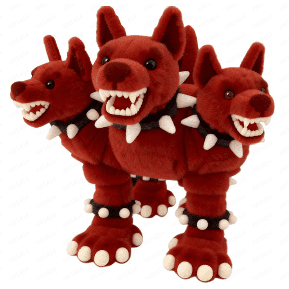 Steal A Brainrot Cerberus Plush 8inch, Anime Character Stuffed Animals, Collectible Toys for Game Fans, Perfect Birthday Christmas Halloween Gifts & Decorations