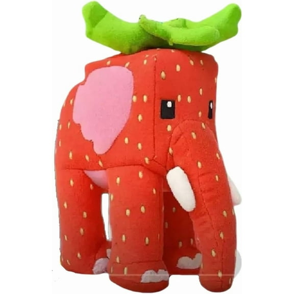 Steal a Brainrot Strawberry Elephant Plush Toys, 9.8 inch Adorable Brainrot Strawberry Elephant Stuffed Animals, Collectible Brain Rot Plushies Soft Toys Gift for Fans