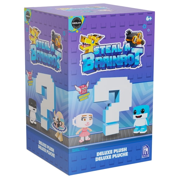 Steal A Brainrot Blind Deluxe Plush Series 1 Includes DLC Code Redeemable on Roblox Officially Licensed Deluxe Plush by PhatMojo Ages 6+