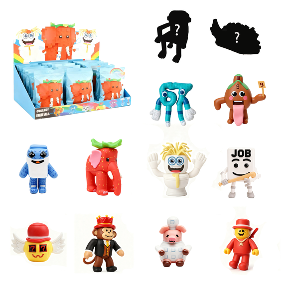 Steal a Brainrot Los Tralaleritos Action Figures