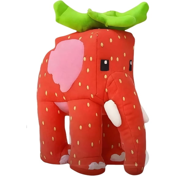 Steal a Brainrot Plush Toys, 9.8 inch Soft Huggable Decor for Rooms, Collectible Gift for Fans (Red Elephant)