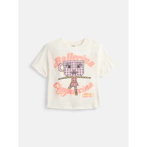Roblox Girls Graphic T-Shirt with Short Sleeves, Sizes 4-18