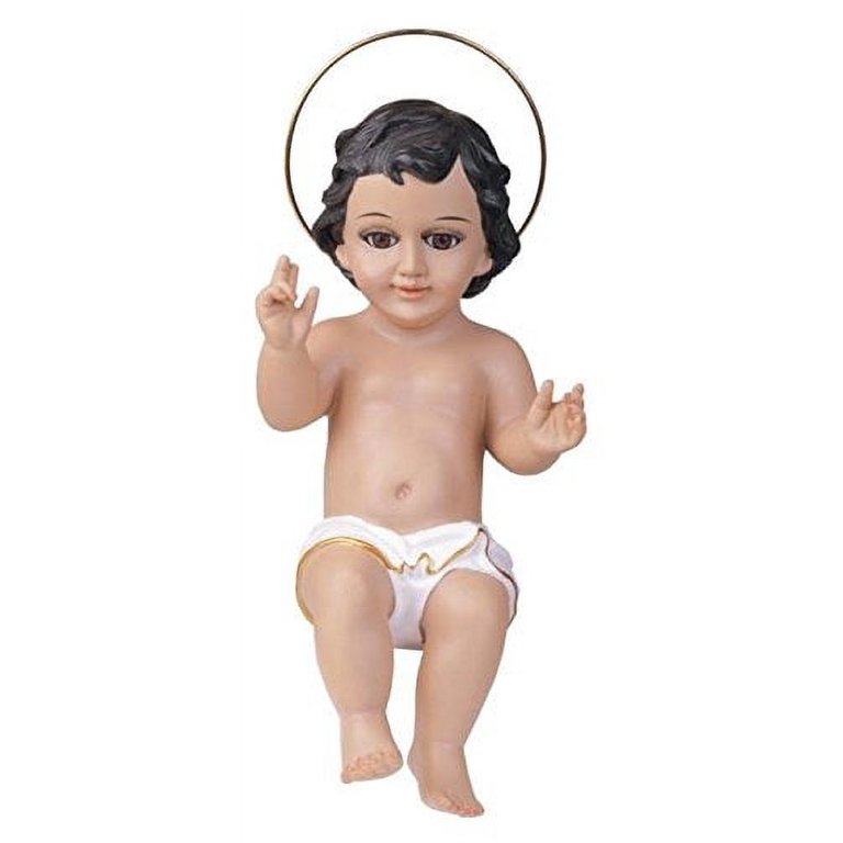 StealStreet Baby Jesus with Glass Eyes Holy Religious Figurine Decoration,  16